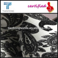 100 % Baumwolle print Garn gefärbtes Gewebe/Spandex slub bedruckte Stoffe/Schwarzweiß drucken Design Stoffe